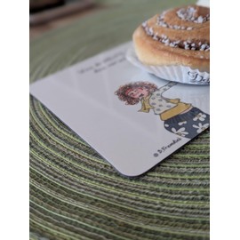 3 Breakfast Boards by Sweetdesign with Motifs of Barbara Freundlieb, Chopping Board, Heart Feeling, Approx. 14.8 x 23.4 cm