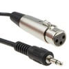 kenable 3.5mm Mono Jack PC/Laptop to XLR Female Mixer/Speaker Cable