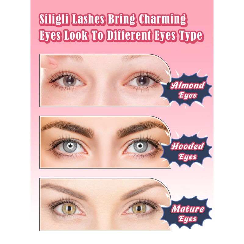 Eyelashes Cat Eye Lashes Natural Look 12mm False Lashes Wispy