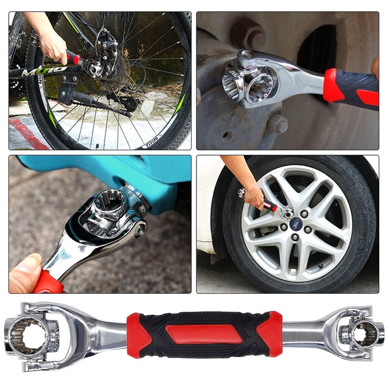 XINYUEST 52 in 1 Socket Wrench, Stainless Steel Multifunction Wrench