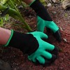 4/8 Hand Claw ABS Plastic Garden Rubber Gloves Gardening Digging