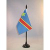 AZ FLAG Democratic Republic of The Congo Table Flag 4''