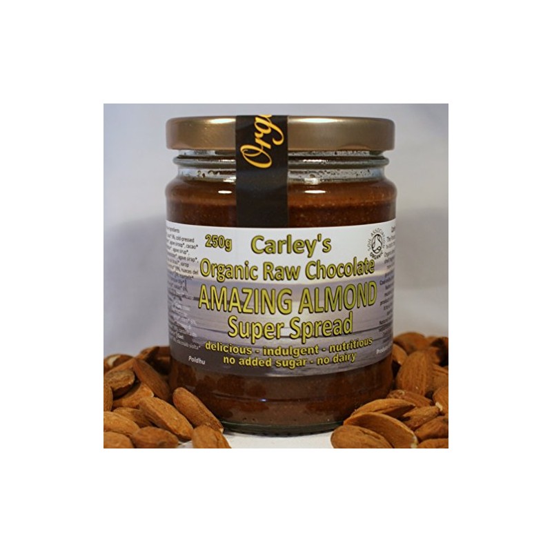 (10 PACK - Carley's - Org Raw Choc Almond Spread
