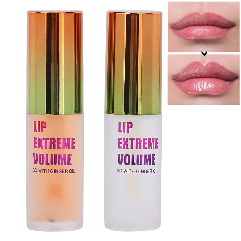 Lip Plumper Set, Lip Plumper Serum Reduce Lip Lines 2pcs