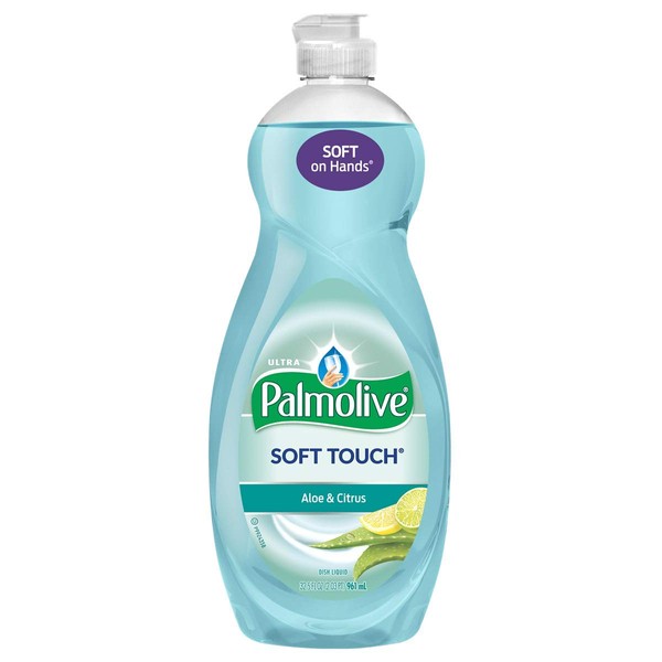 Palmolive Ultra Soft Touch Aloe and Citrus Liquid Dish Soap | Soft Touch on Hands | Tough-on-Grease | Concentrated Formula - 32.5 Ounce Each Bottle (Pack of 3)
