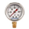 MEASUREMAN 1-1/2" Dial Size, Glycerin Filled Fuel Pressure Gauge, 304