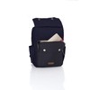 Babymel George Unisex Diaper Backpack in Navy and Black