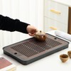 Large 17 Inch Bamboo Chinese Gongfu Tea Tray Table Box