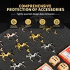 Fujmape Metal Horse Racing Board Game Card Board Game Luxury