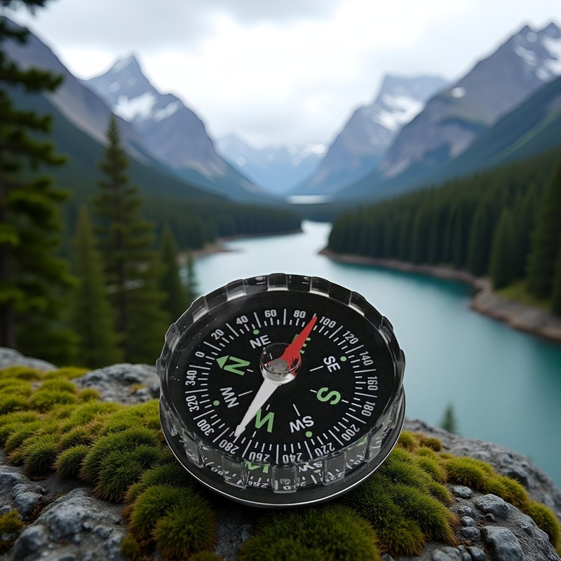 Black Waterproof Pocket Watch Compasses Navigation Compasses Professional Clear Camping