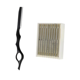 Healeved 1set Hair Cutting Kit Blades Hair Thinning Tool for Home Haircuts and Professional Barber Use
