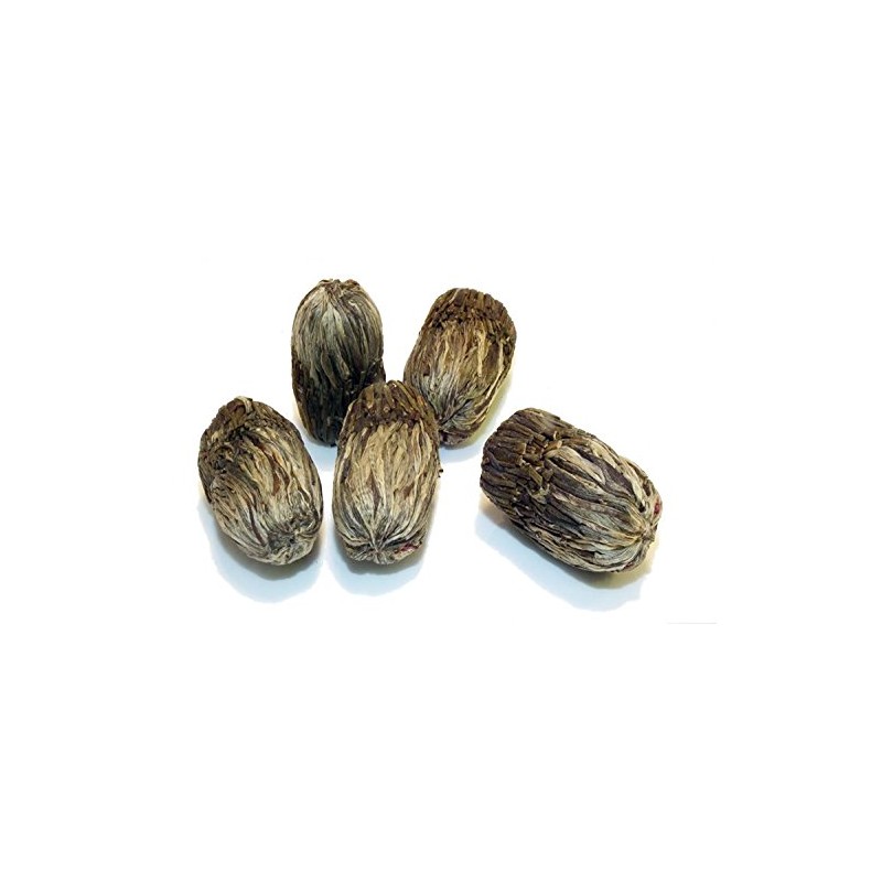 Flowering Tea Artisan Carnation Strong Stem 6 Tea Balls