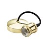 Knightsbridge 6 Inch E27 Vintage Pendant Set in Polished Brass,
