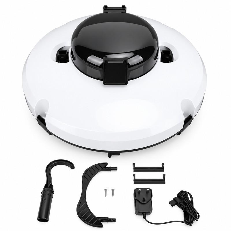 Cordless Robotic Pool Vacuum for Automatic Cleaning – Dual-Motor Smart