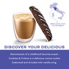 Nonni's Cookies & Crème Biscotti, Rich Dark Cocoa Cookie with