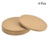 QUARKZMAN 90 mm (3.54 inches) round coasters, 5 mm thick,