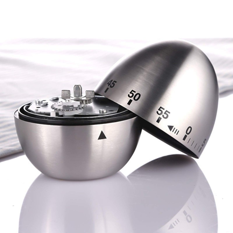 Stainless Steel Egg Timer Timer Reminder Home Countdown Timer Mechanical