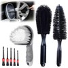 QICHEN 8PCS Cepillos de Llantas,Set de 8 Cepillos de Llantas,