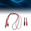 4mm Dual Banana Plug Test Leads with Repair Testing Hooks