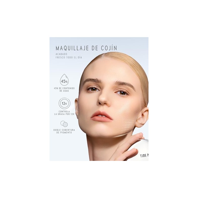 TIMEPHORIA Timeless Lumina Matte Cover Cushion - Base de Maquillaje