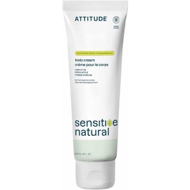 ATTITUDE Sensitive Skin, Hypoallergenic Nourishing Body Cream, Avocado Oil, 8.1 Fluid Ounce