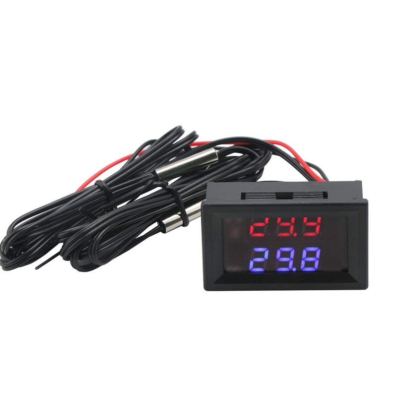 Digital Thermometer DROK -20 to +100℃ Digital Thermometer DC4-28V Indoor
