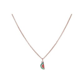 Alex and Ani A21ENWTRSR,Color Infusion Watermelon 19 in. Adjustable Necklace,Shiny Rose Gold,Pink, Necklaces