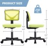 Idle Way Cute Armless Mesh Office Chair - Low-Back Swivel