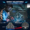 TRQWH Panoramic Welding Helmet with Auto Darkening and 3/Pack Lens