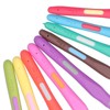 9Pcs Crochet Hooks TPR Ergonomic Soft Handle Easy Identification Wide