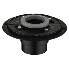 Shower Drain Accessories Floor Drain Base Flange with Rubber Coupler ABS and PVC Material for Linear Drain Square Drain Installation