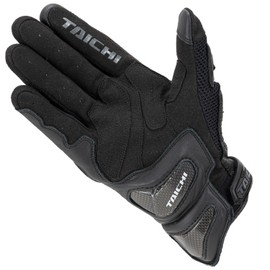 RS TAICHI (RS Taichi) Motorcycle Riding Gloves Spring/Summer, Mesh Breathable, Touch Panel Compatible, Built-in Protector, Carbon Raptor Mesh Gloves RST442 Black WM Women's