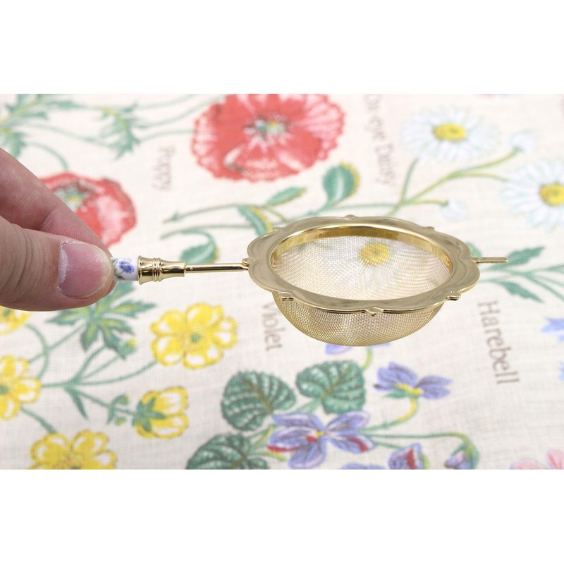 Castle Enterprise MINTON Haddon Hall Tea Strainer, Made in Japan,