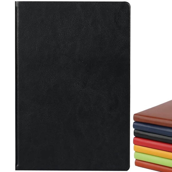 Senshuomy A5 Notebook,Hardback Note Book,2025 Diary,PU Leather Journal Notepad with
