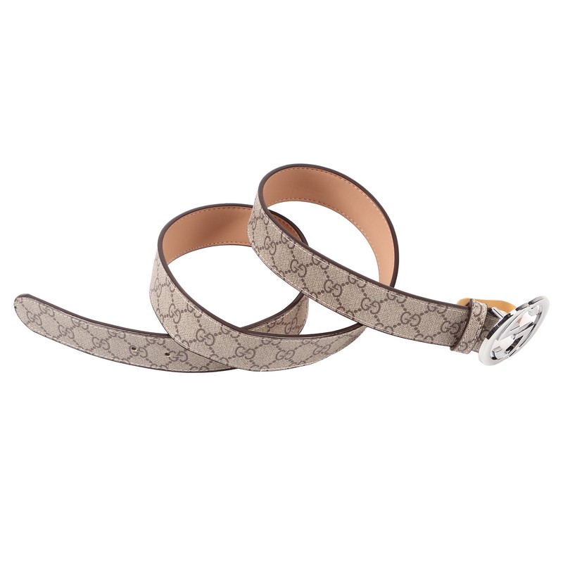 Men Belt Double G Pattern Stylish Adjustable Soft Rugged Men