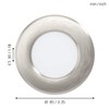 EGLO Recessed Light, Matte Nickel