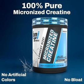 BPI Sports 100% Monohidrato de Creatina Micronizada - 1000 gr - 200 Porciones (1000 gr)