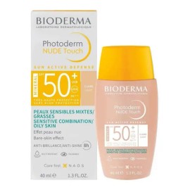 Bioderma Photoderm Nude Touch Fps 50 Tono Claro                                                                                                       