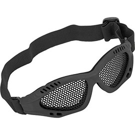 Evike Tactical - Matrix Zero-Style Wire Mesh Adjustable Shooting Range Goggles (Color: Black)