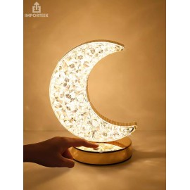 Importeek Lampara Luna Luz Led Touch Decorativa Recargable Usb Tipo C