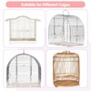 LYMOI Bird Cage Seed Catcher, 45-90'' Adjustable Bird Cage Cover,