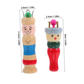 STOBOK Wooden Yarn Braiding Machine French Knitter Set Knitting Winder Toy for Boys and Girls DIY Crafting Kit Spools Random