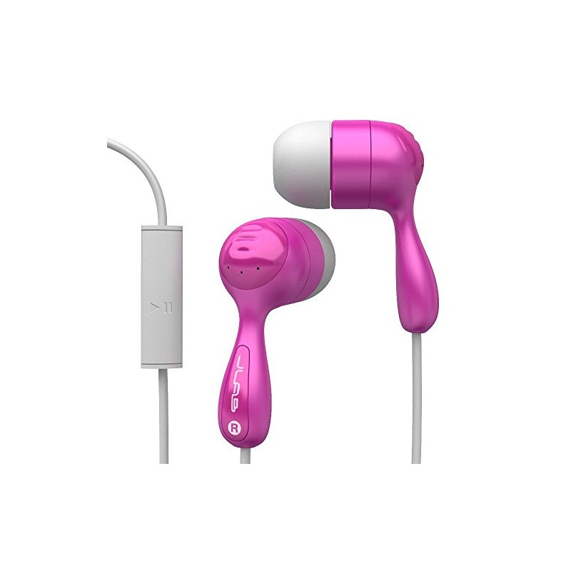 JLab Audio JBuds Hi-Fi Noise-Reducing Ear Buds with Universal Microphone,