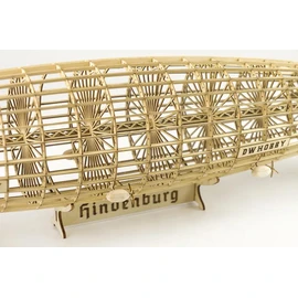 Bitgo Hobby 1:408 Hindenburgh Zeppelin Static 3D Wooden Model Kit with Display Case