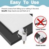 48 Pack 3/8 Inch Window Screen Clips Bulk, Screen Clip