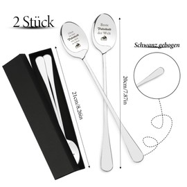 Mother's Day Gifts for Godmother Gift for Godmother Easter Gifts Spoon Pack of 2 Mother's Day for Godmother Birthday Gift for Women Women's Day Gift Godmother Christmas Gifts