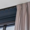 Jetec Curtain Tracks Ceiling Flexible Curtain Track Bendable Rail Curved