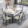 Genina Waterproof Seat Covers for Dining Room Chairs Covers Dining