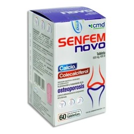 CMD Sem Cálcio Colecalciferol Auxiliar Osteoporosis C/60 Sin Sabor Caja