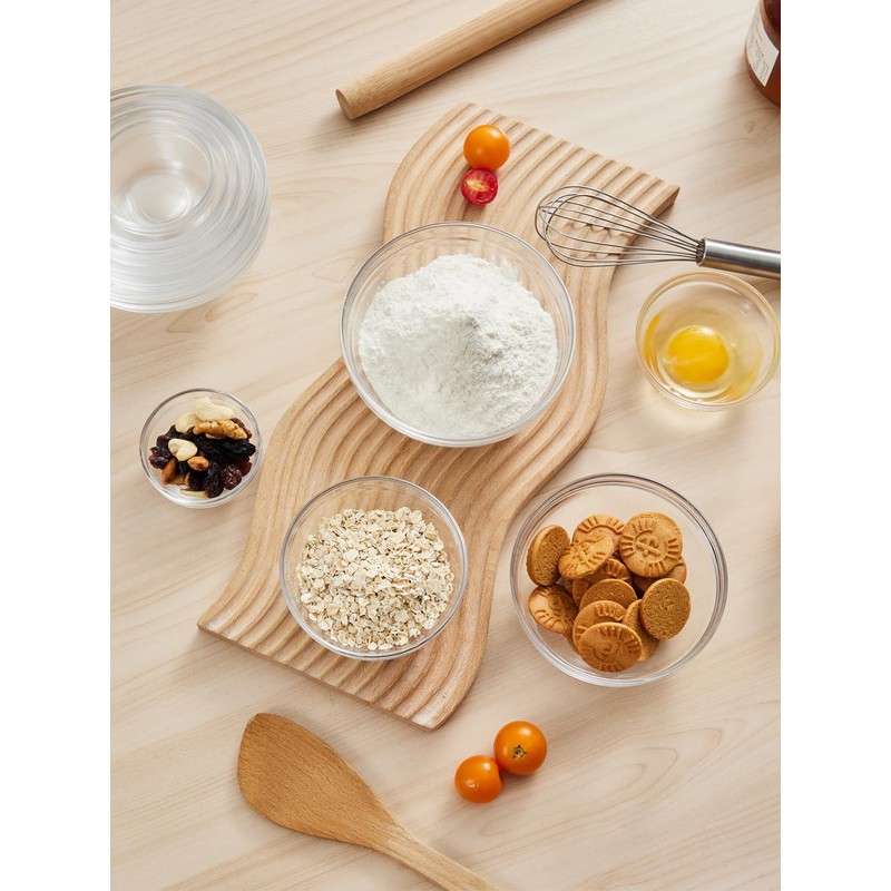 Sweejar 4.5 inch Small Glass Bowls Set, 12 oz Prep